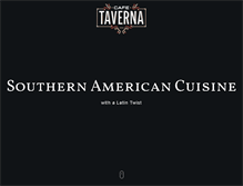 Tablet Screenshot of cafetaverna.com